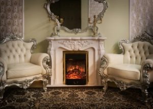 elegant fireplace